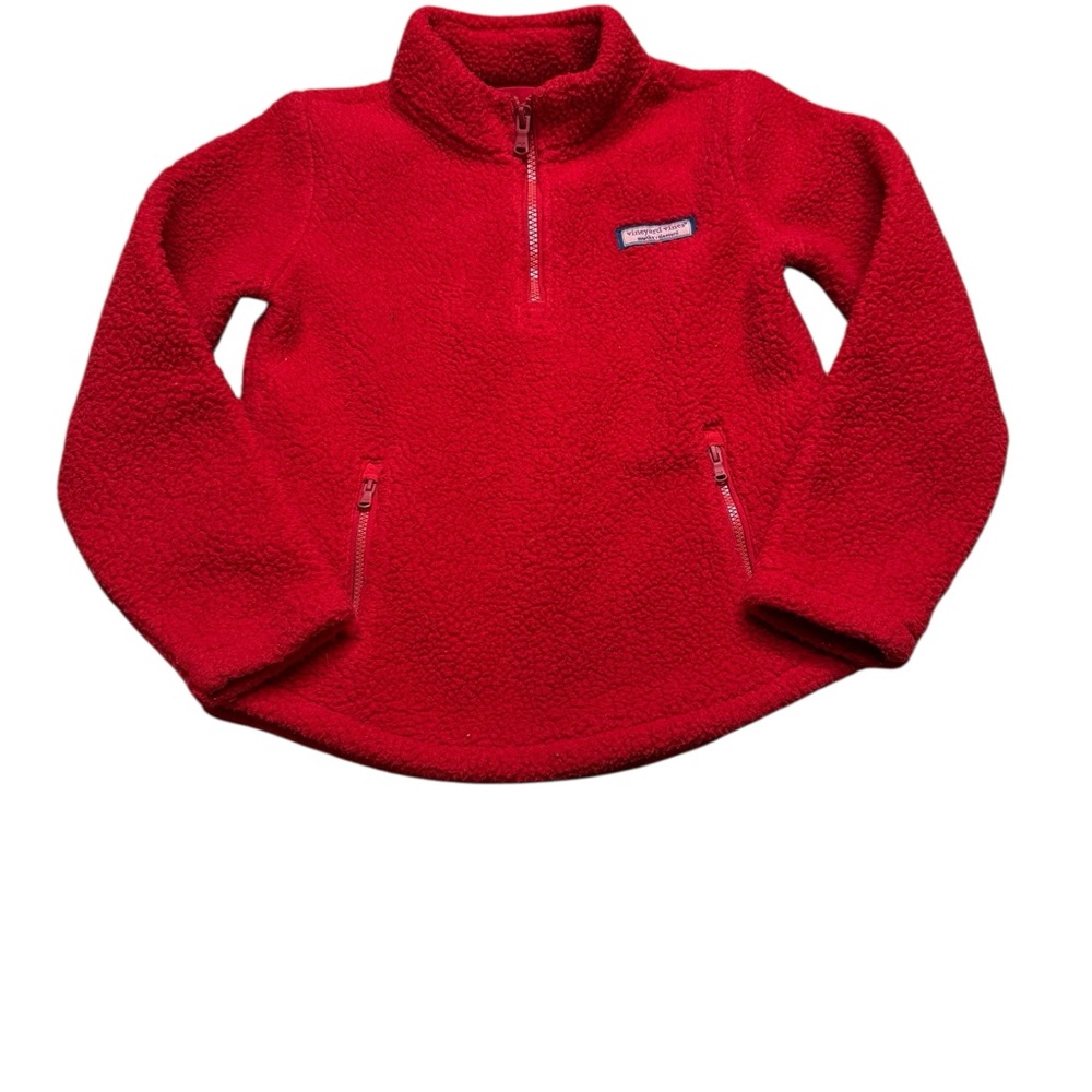❤️ Vineyard Vines Girls‎ ¼ Zip High-Pile Fleece Pullover ❤️
